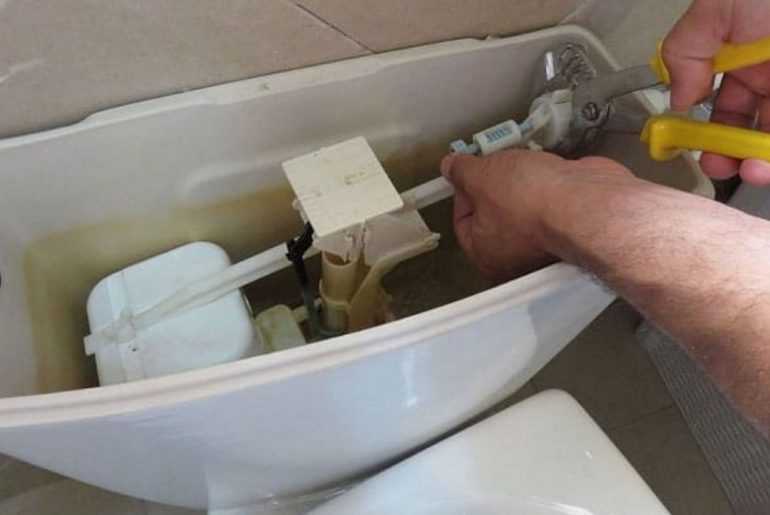 how-to-remove-plastic-nut-from-toilet-tank